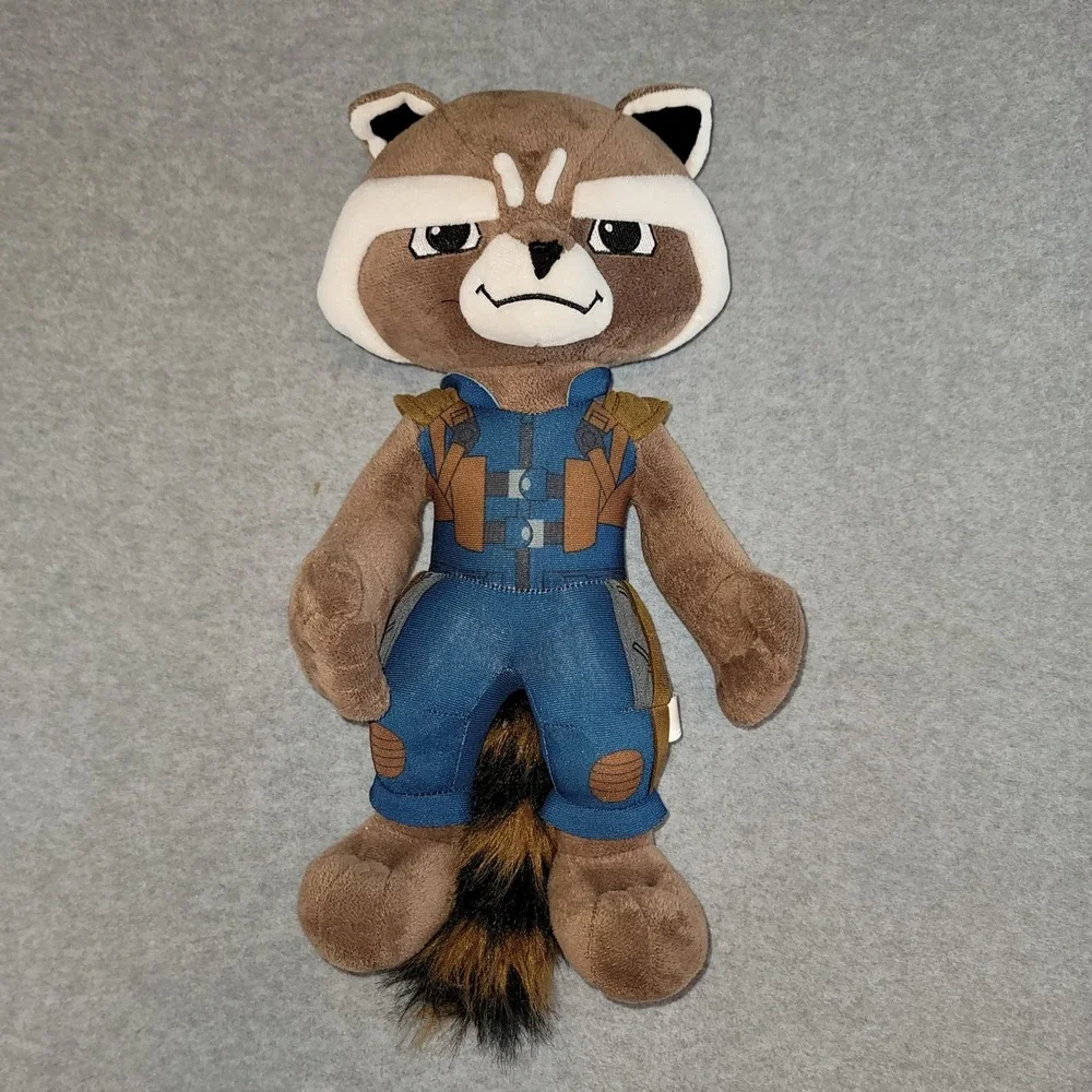 Marvel Guardians of the Galaxy Rocket Raccoon Plush Just Play 16 inch Stuffed